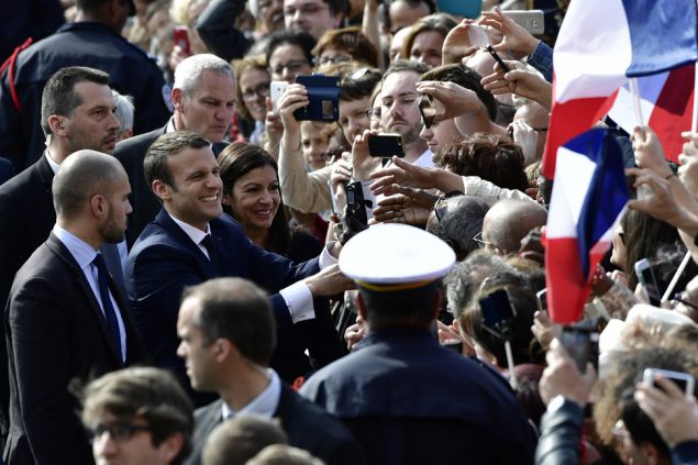 Frankreichs neuer Präsident Emmanuel Macron
