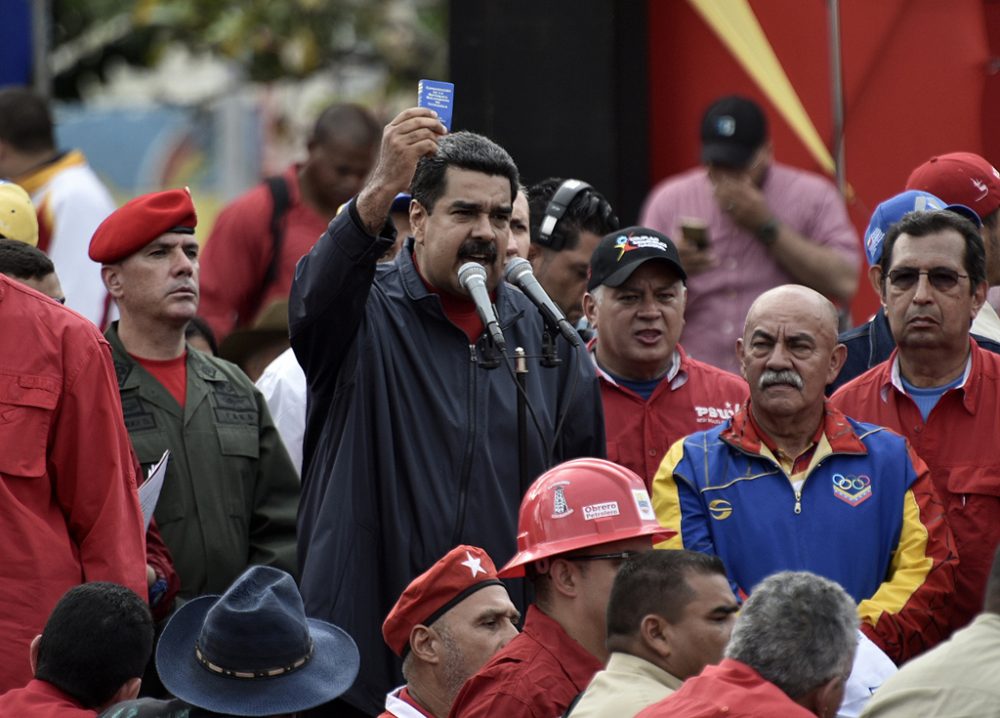 Der venezolanische Präsident Nicolas Maduro am 1. Mai