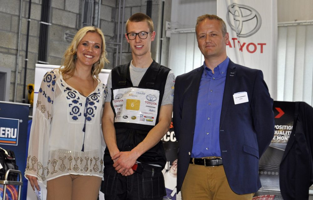 Maxime Sproten (M.), Gewinner des "Porte-clés d’Or"