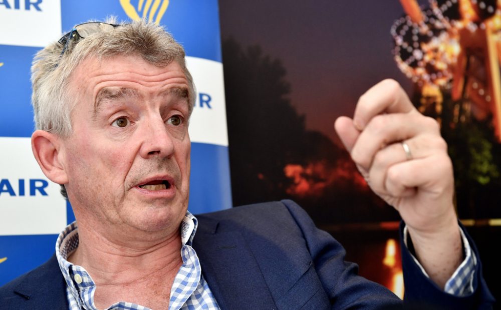 Ryanair-Boss Michael O'Leary (Bild vom 23.5.2017 in Brüssel)