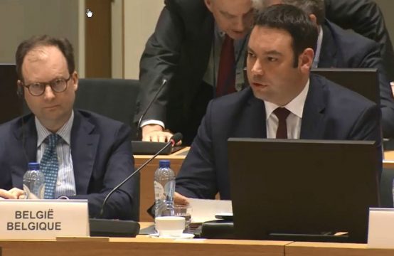 Bildungsminister Harald Mollers war belgischer Wortführer beim EU-Bildungsministerrat (22.5.2017)