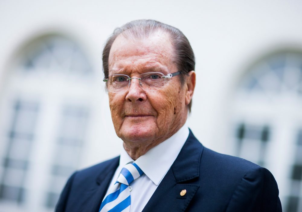 Roger Moore am 25. Juni 2013 in Aachen