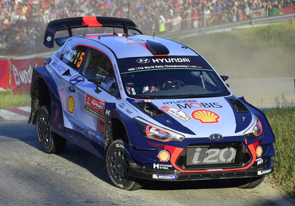 Thierry Neuville bei der Rallye Portugal