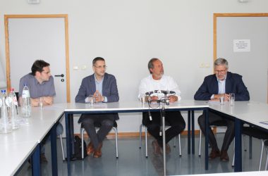 V.l.n.r.: Olivier Krickel, Stephan Pesch, Rudi Schroeder und Toni Wimmer