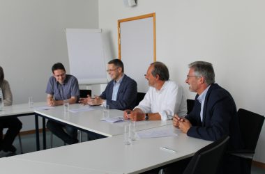 V.l.n.r.: Olivier Krickel, Stephan Pesch, Rudi Schroeder und Toni Wimmer