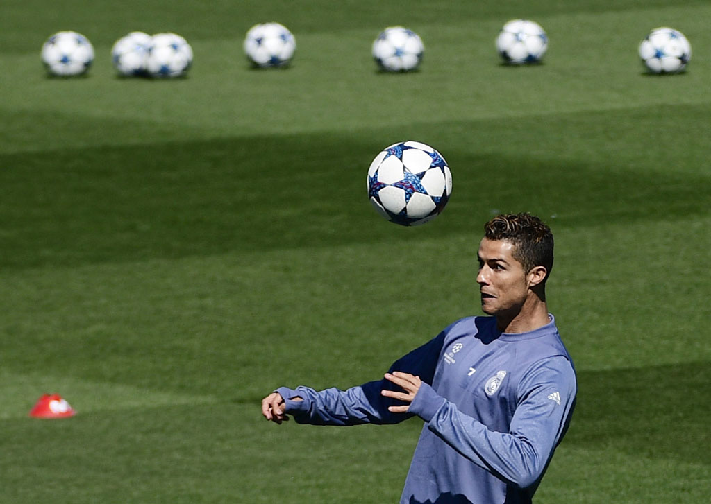 Cristiano Ronaldo beim Training
