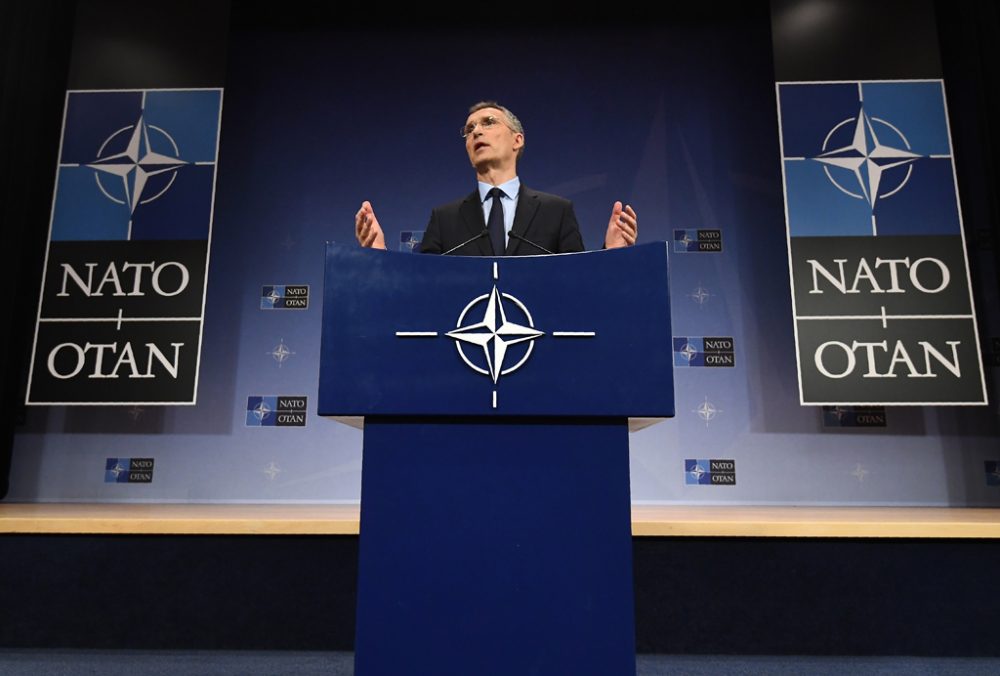 Nato-Generalsekretär Jens Stoltenberg im Nato-Hauptsitz in Brüssel (Archivbild)