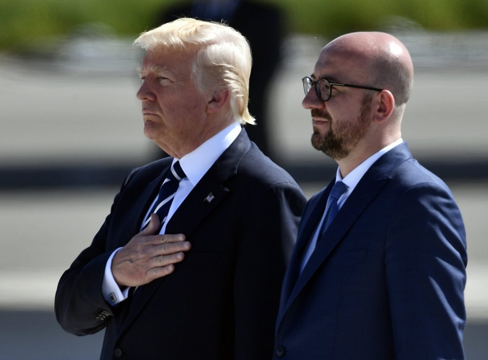 Donald Trump und Charles Michel