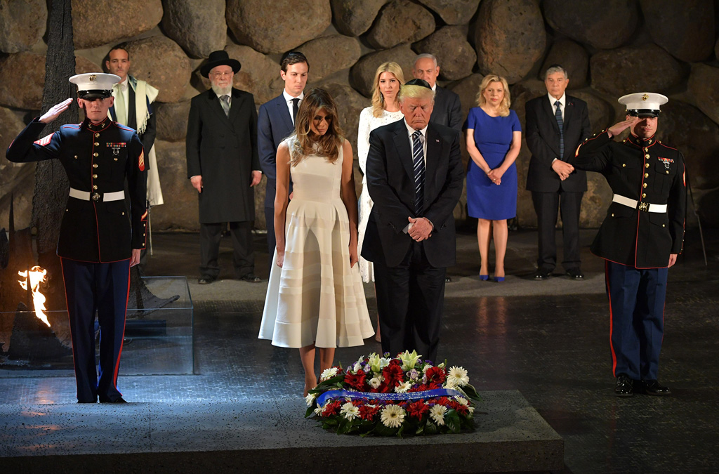 US-Präsident Trump in der Holocaust-Gedenkstätte Yad Vashem in Jerusalem