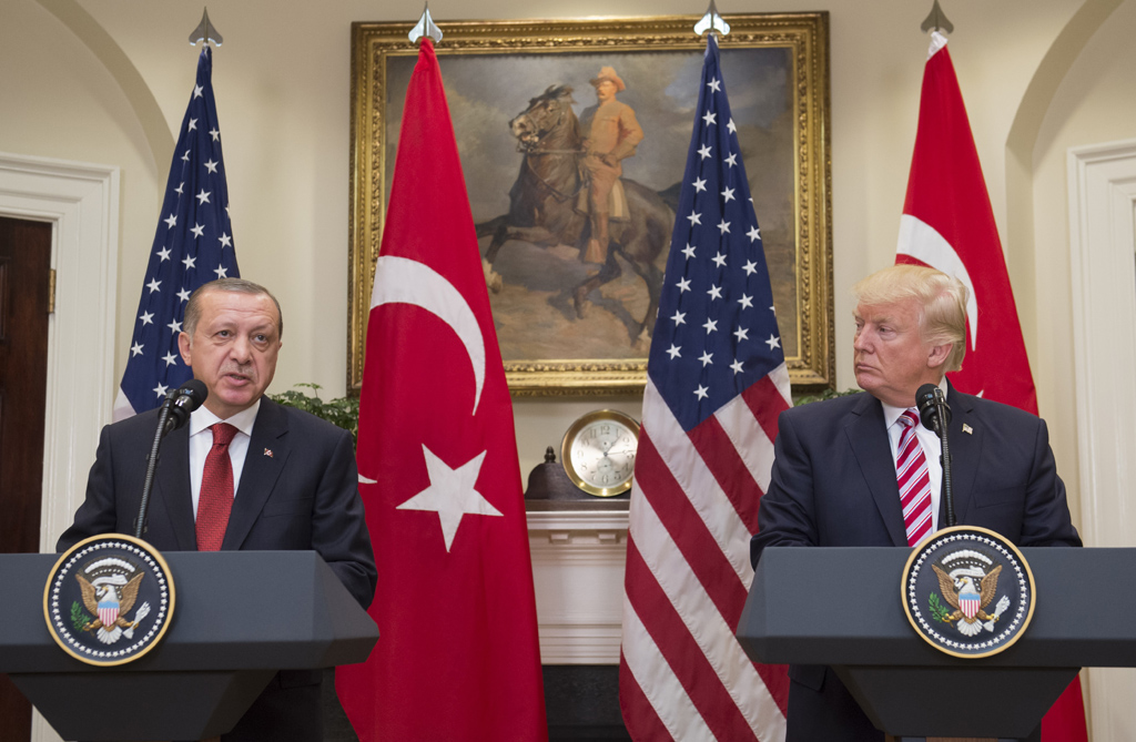 Erdogan und Trump am Dienstag in Washington