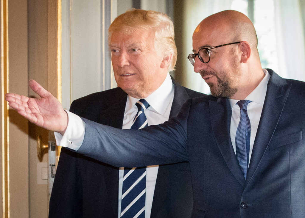 US-Präsident Donald Trump und Premierminister Charles Michel