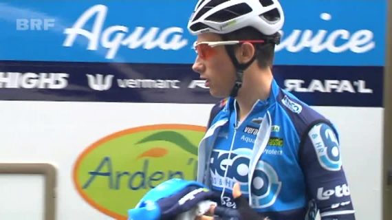 Martin Palm bei der Heimetappe des Triptyque Ardennais 2017