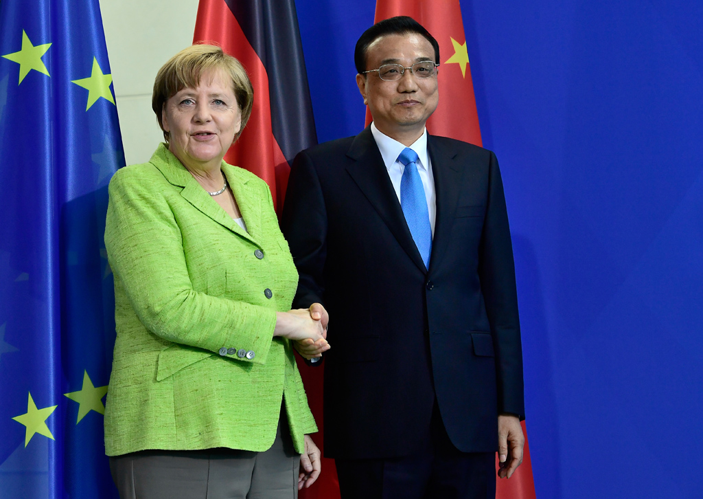 Angela Merkel und Li Keqiang am 1.6.2017 in Berlin