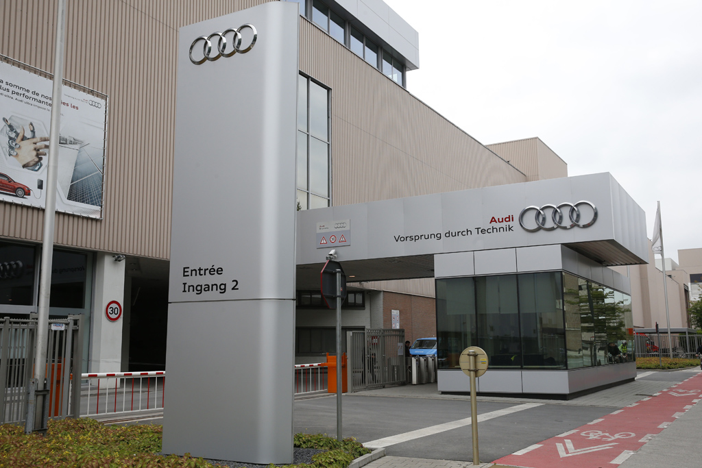 Das Audi-Werk in Brüssel-Forest