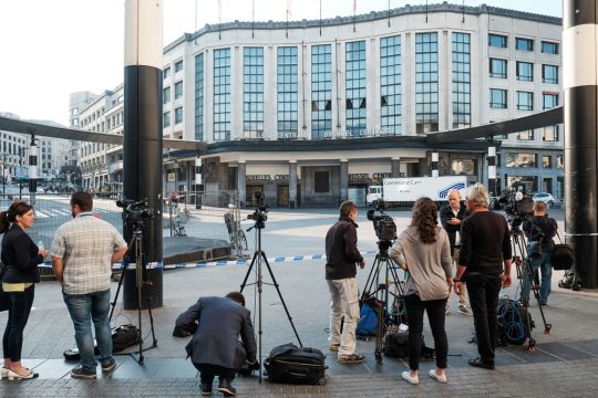 Attentat im Bahnhof Brüssel-Zentral (Bild: Bruno Fahy/Belga)