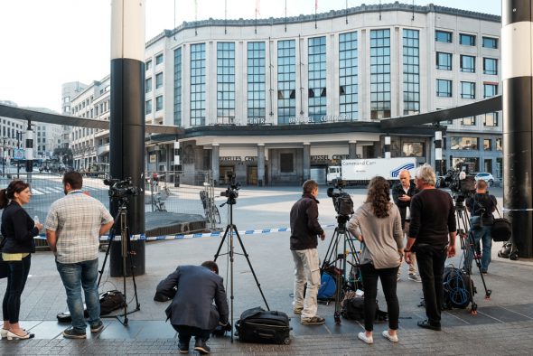Attentat im Bahnhof Brüssel-Zentral (Bild: Bruno Fahy/Belga)