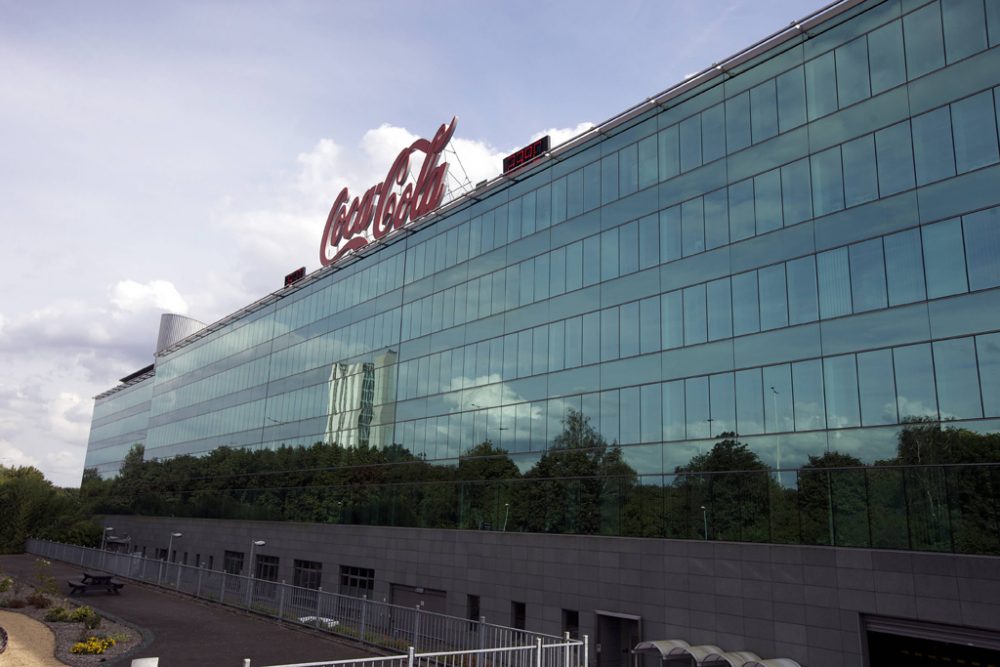 Coca-Cola Belgien in Brüssel (Bild vom 29.8.2014)