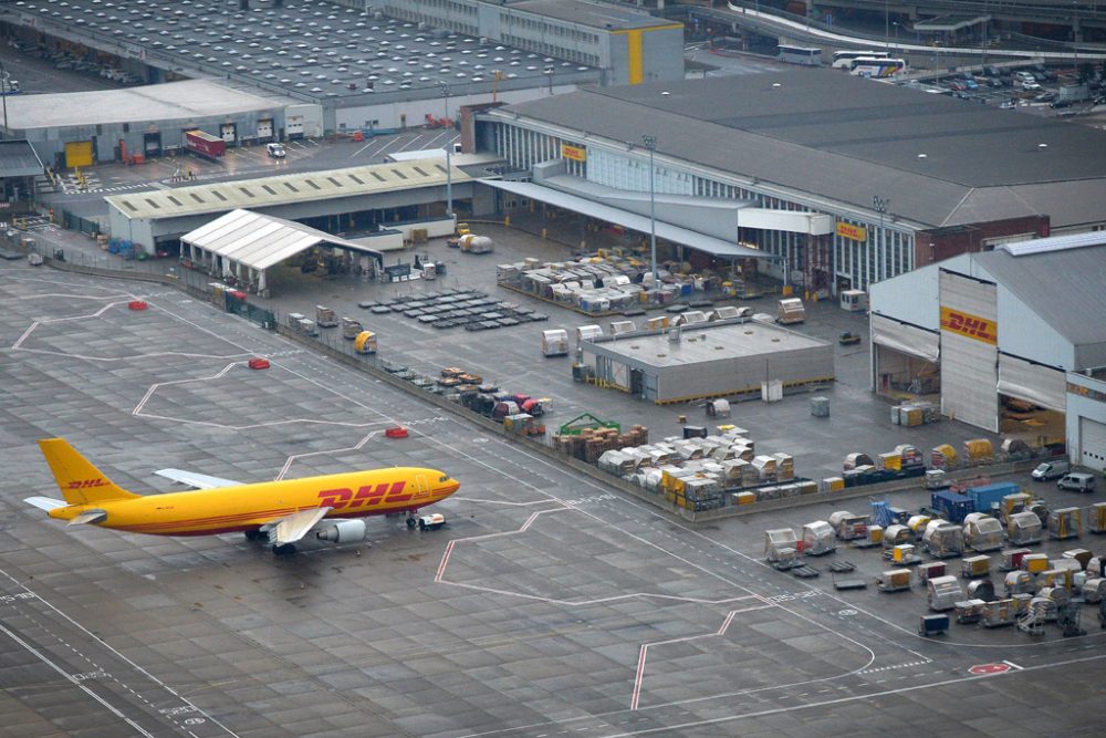 DHL Aviation am Brüsseler Flughafen in Zaventem