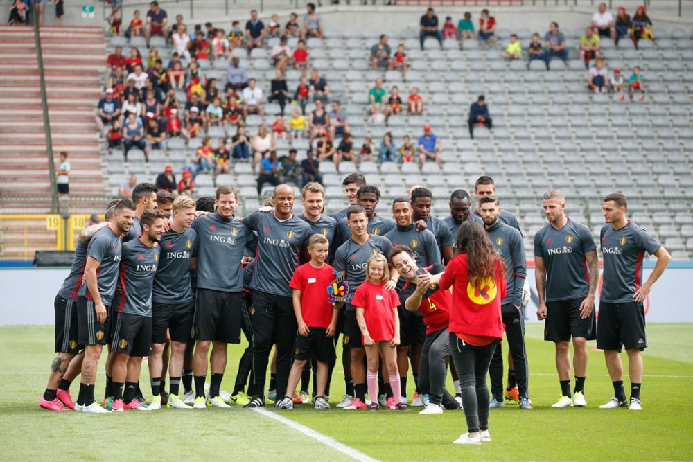 "Family Day" mit den Roten Teufeln im König-Baudouin-Stadion (3.6.2017)