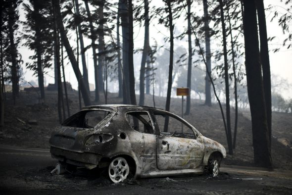 Schwere Walbrände in Portugal - viele Opfer