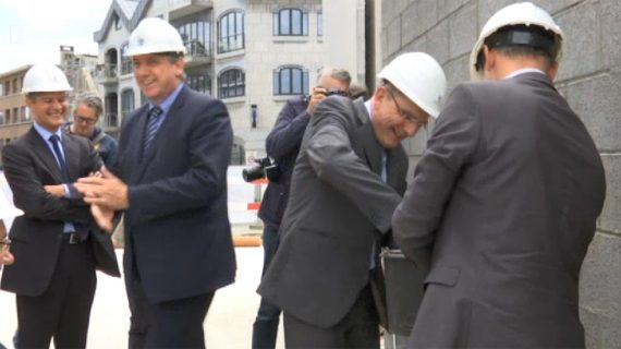 Grundsteinlegung Justizgebäude Eupen