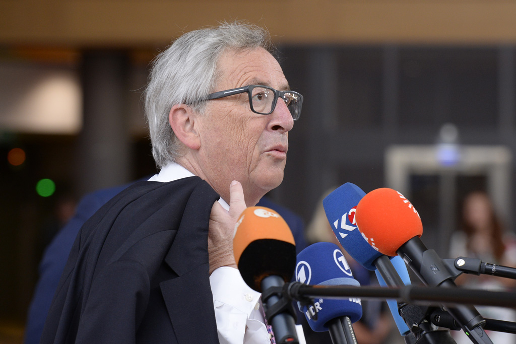 Kommissionschef Jean-Claude Juncker am 23.6.2017 in Brüssel