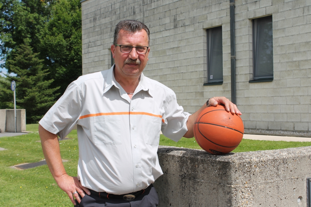 Jean-Marie Leisten, Präsident des Eupener Basketballvereins (BBC Eupen)