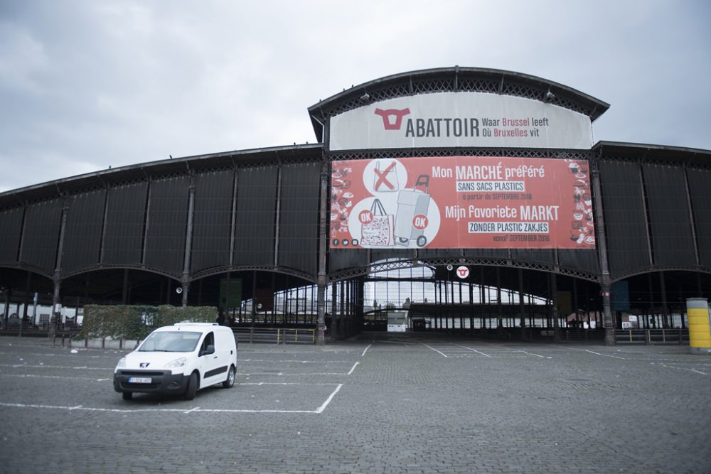 Die Markthalle in Anderlecht, wo Jihane verschwunden war