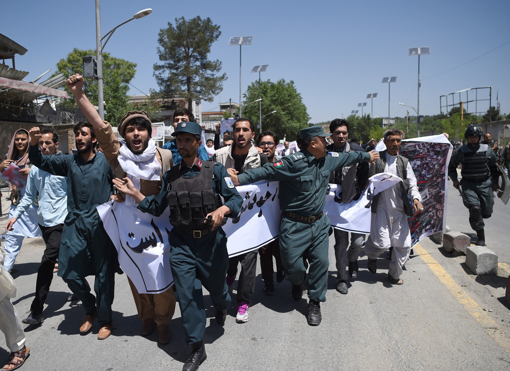 Kabul: Demonstranten fordern nach Anschlag Rücktritt der Regierung