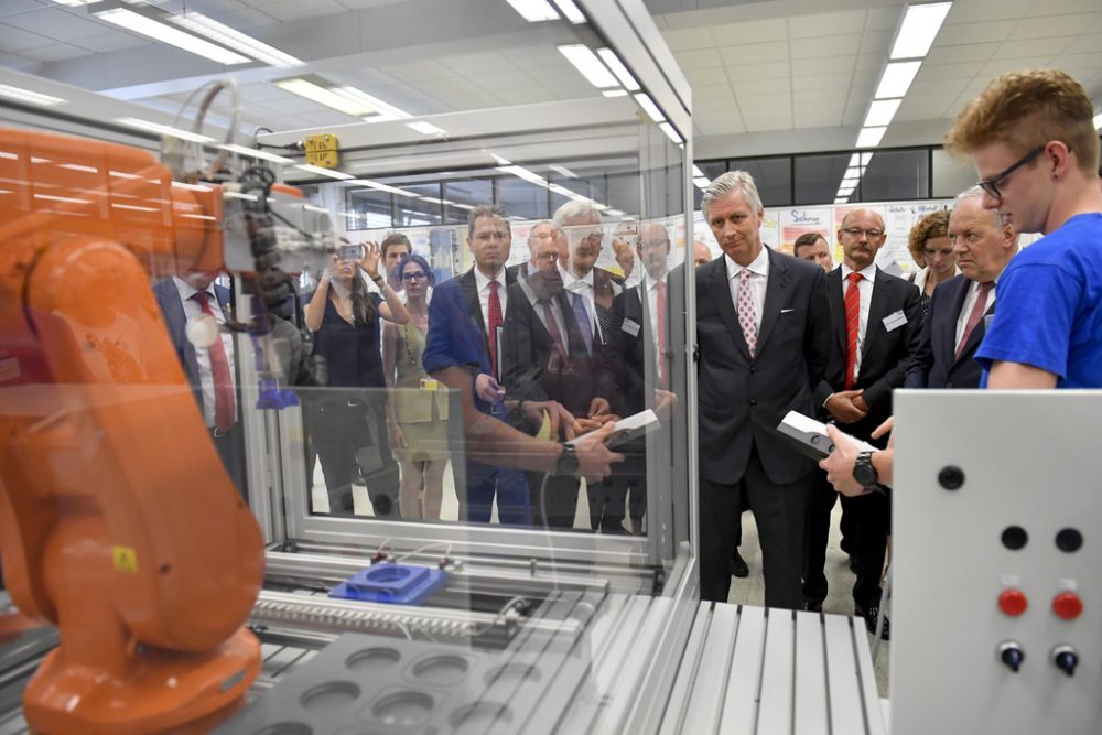 Duale Ausbildung in der Schweiz - Königsbesuch bei der Firma ABB Turbosystems in Baden und dem angeschlossenen Ausbildungszentrum LIBS (23.6.2017)