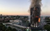 Großbrand in einem Hochhaus in London