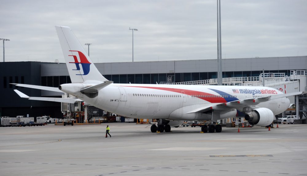 Flugzeug der Malaysia Airlines