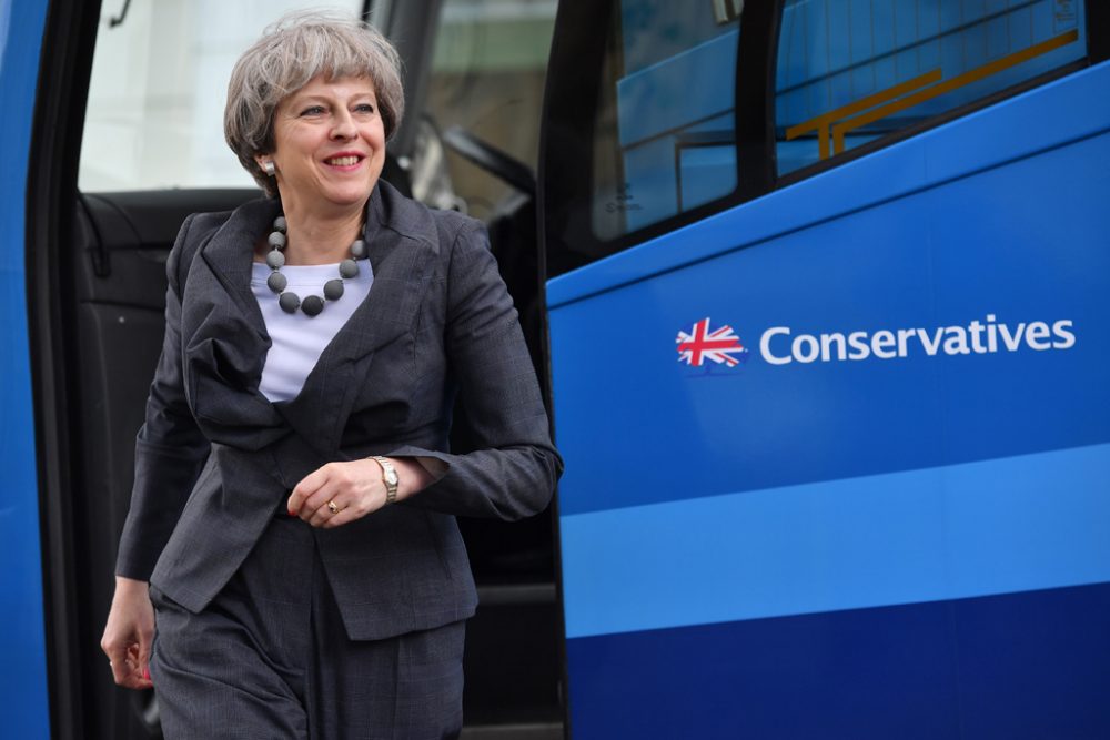 Die britische Premierministerin Theresa May