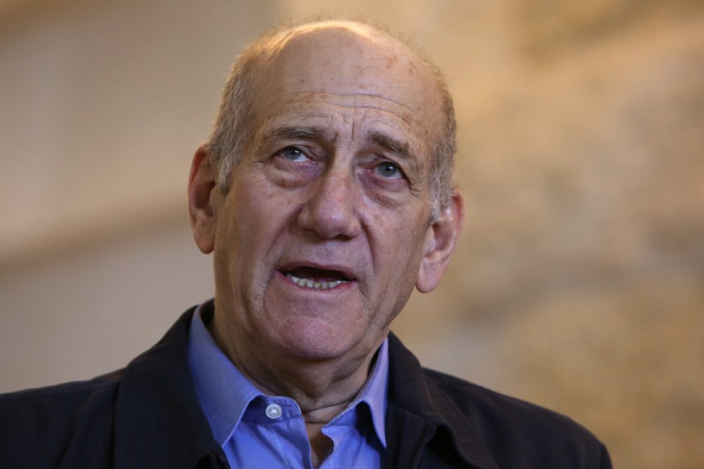 Ehud Olmert im Dezember 2015