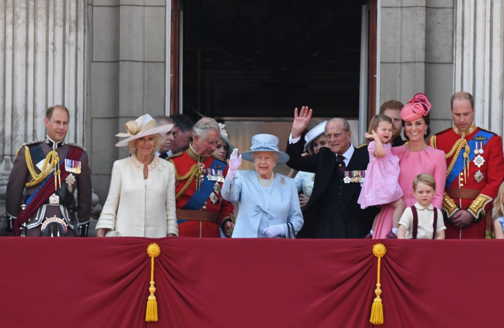 Zum 91. Geburtstag von Queen Elizabeth: Die Royals auf dem Balkon des Buckingham Palace (17.6.2017)