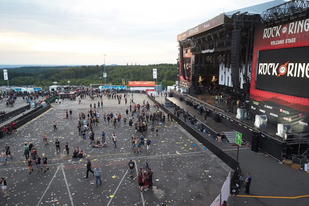 Rock am Ring 2017: Tausende Festival-Besucher mussten das Gelände am Freitag, 2. Juni verlassen