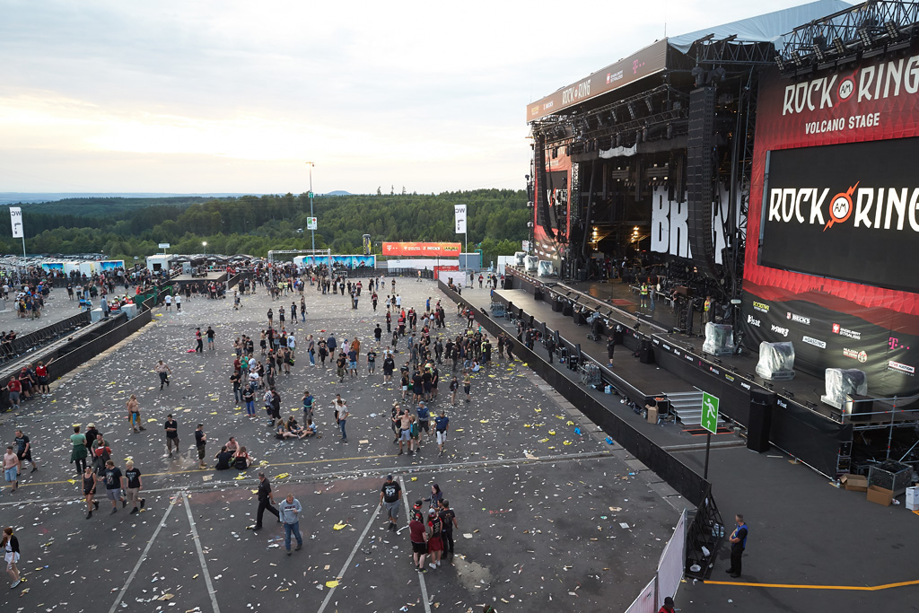 Rock am Ring 2017: Tausende Festival-Besucher mussten das Gelände am Freitag, 2. Juni verlassen