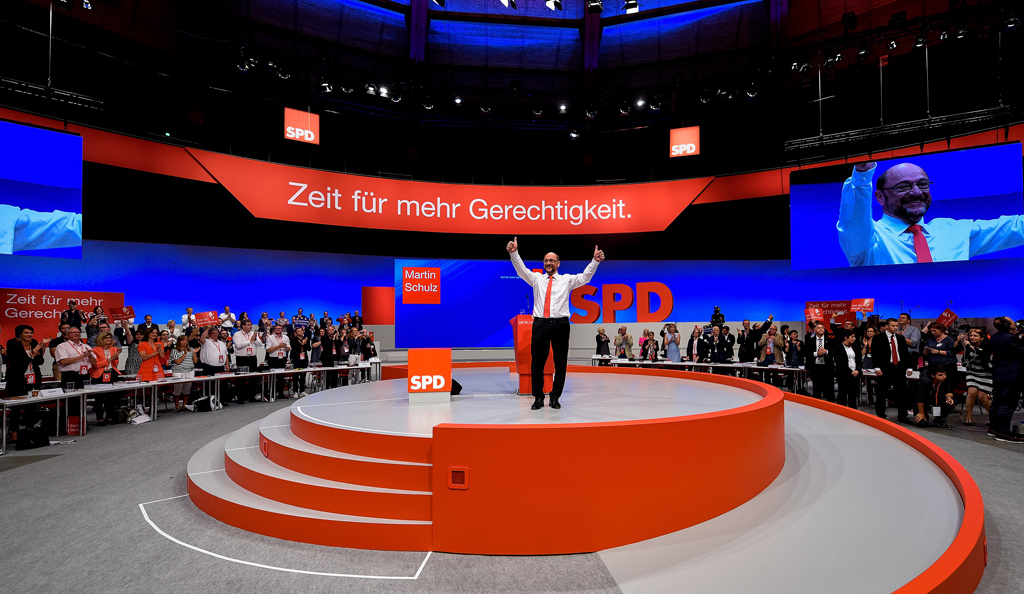 Martin Schulz beim SPD-Parteitag am Sonntag in Dortmund