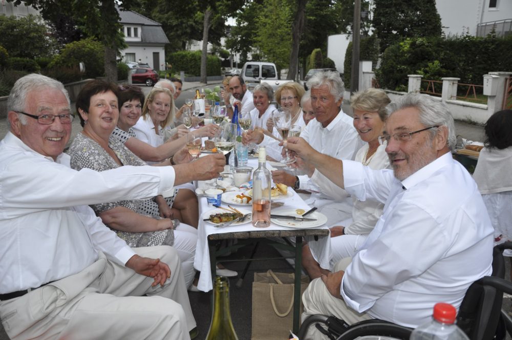 "Weiße Tafel" in Eupen (24.6.2017)