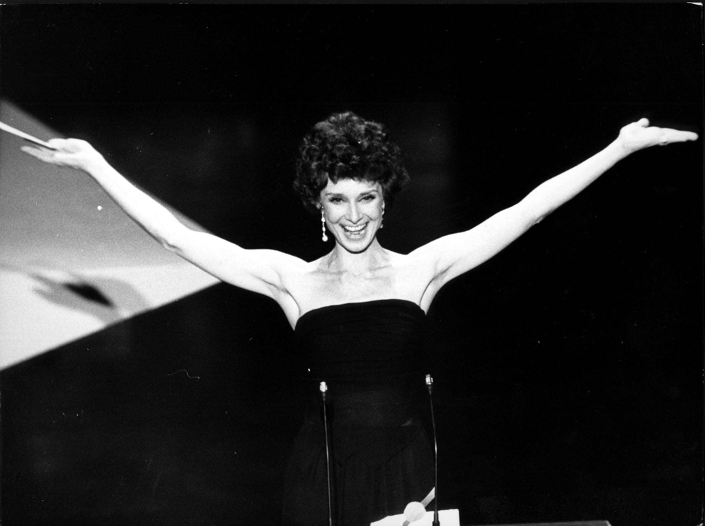 Audrey Hepburn bei einer Veranstaltung am 29.3.1976