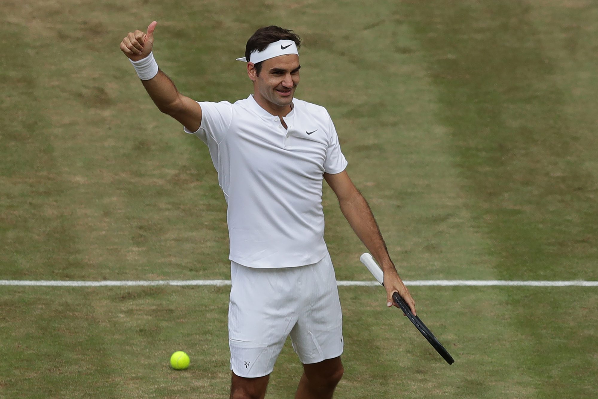 Roger Federer hat in Wimbledon in diesem Jahr noch keinen Satz abgegeben