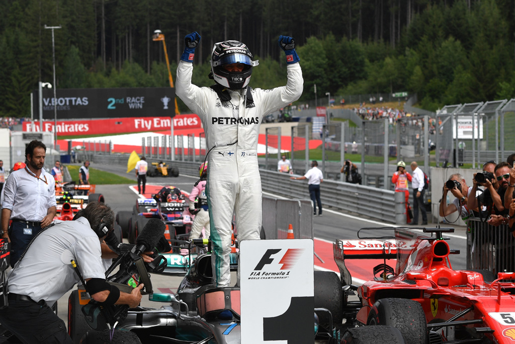 Formel 1: Bottas siegt in Österreich vor Vettel