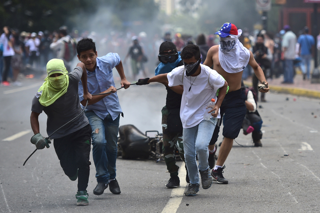 Ausschreitungen in Caracas (30.7.)