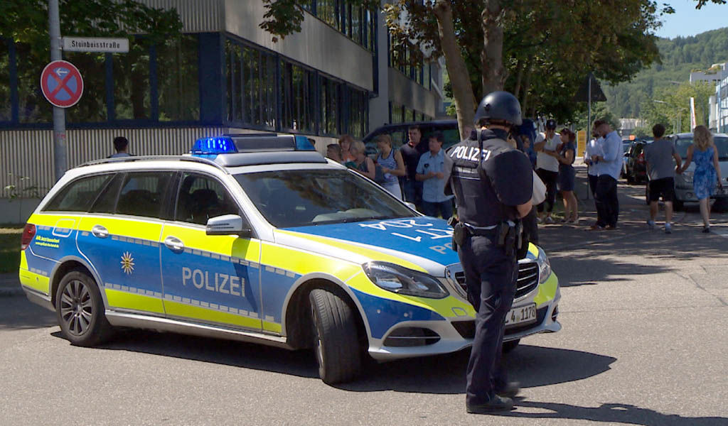 Polizeieinsatz an Schule im baden-würtembergischen Esslingen