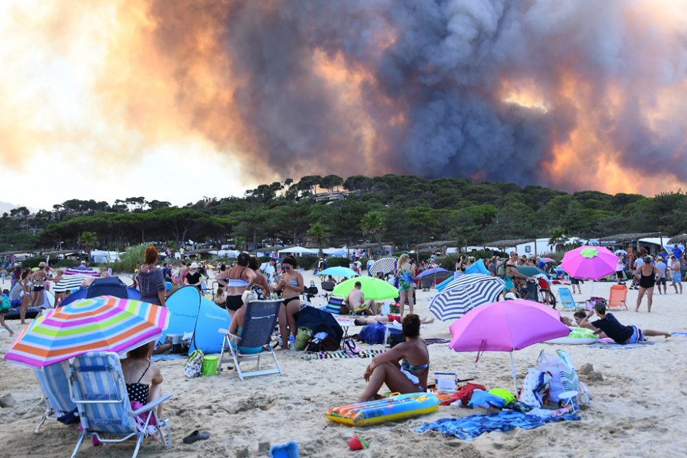 Feuer in Frankreich