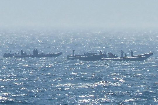 Flüchtlingsboote im Mittelmeer