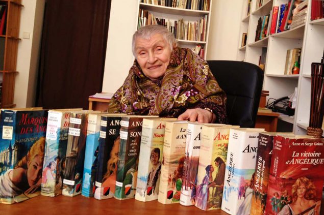 Die französische Schriftstellerin Anne Golon