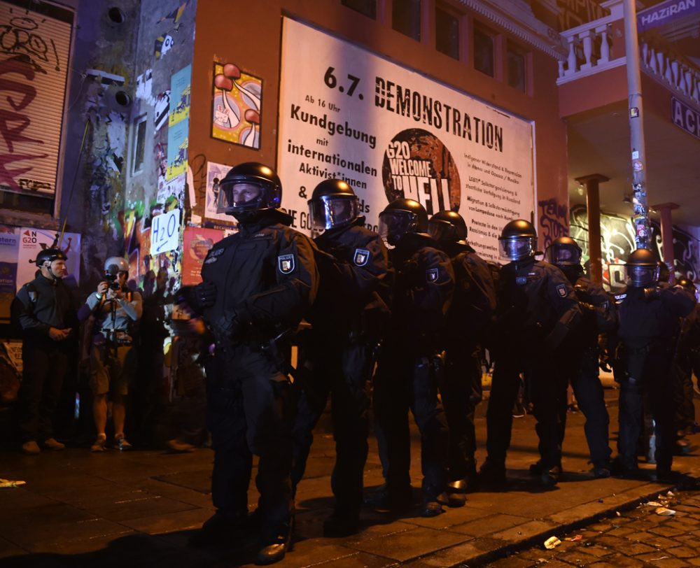 Ausschreitungen in Hamburg am Rande des G20-Gipfels