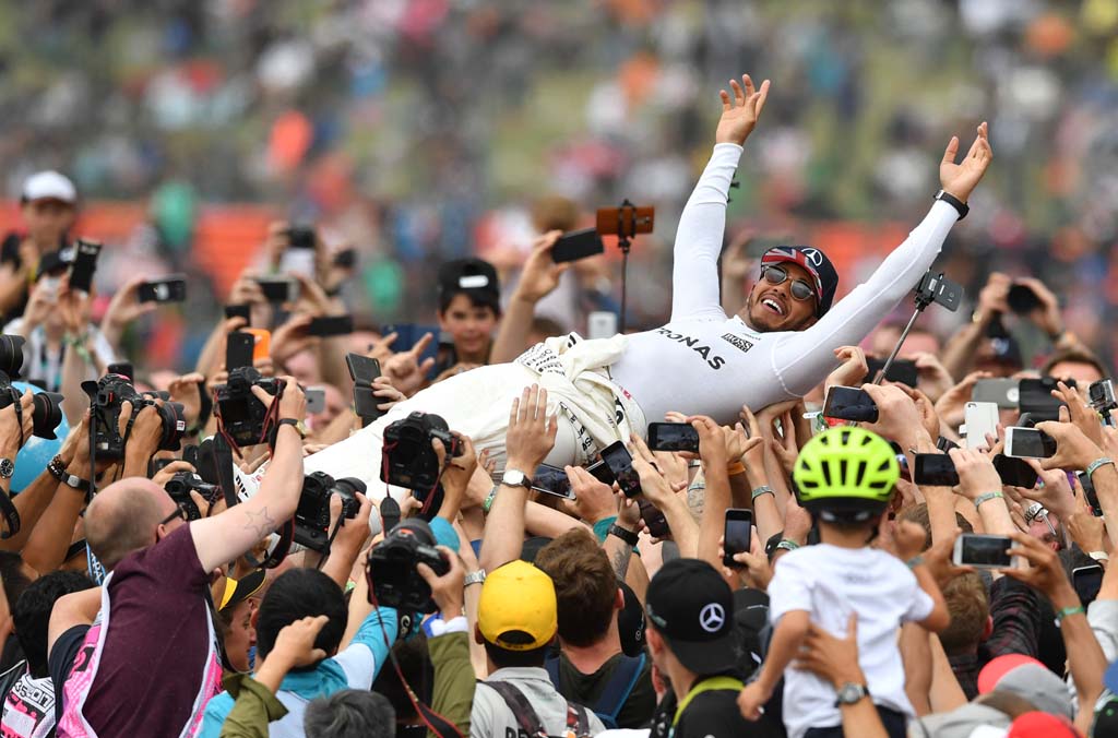 Lewis Hamilton gewinnt den Grand Prix in Silverstone