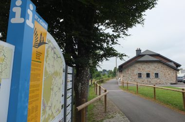 Der künftige Standort des Tourist-Infopunktes in Montenau